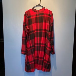 Buffalo plaid dress